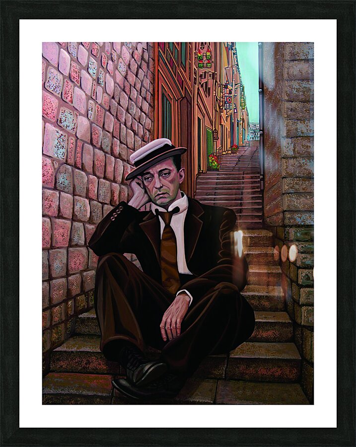 Buster Keaton Picture Frame print