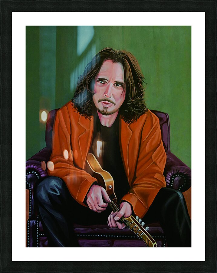 Chris Cornell Picture Frame print