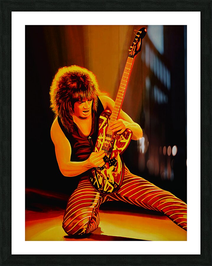 Eddie Van Halen Picture Frame print