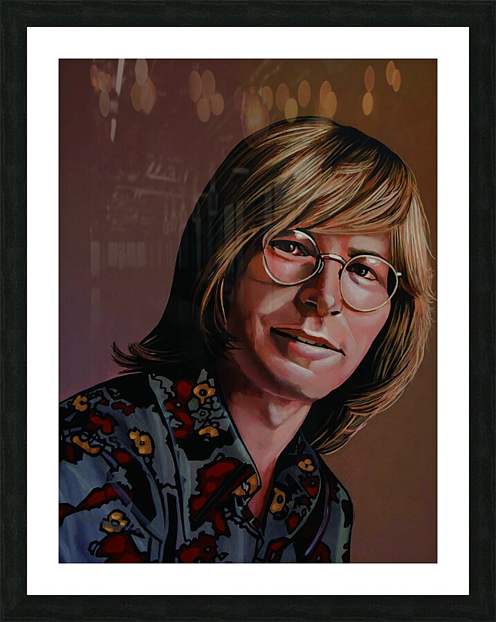 John Denver Picture Frame print