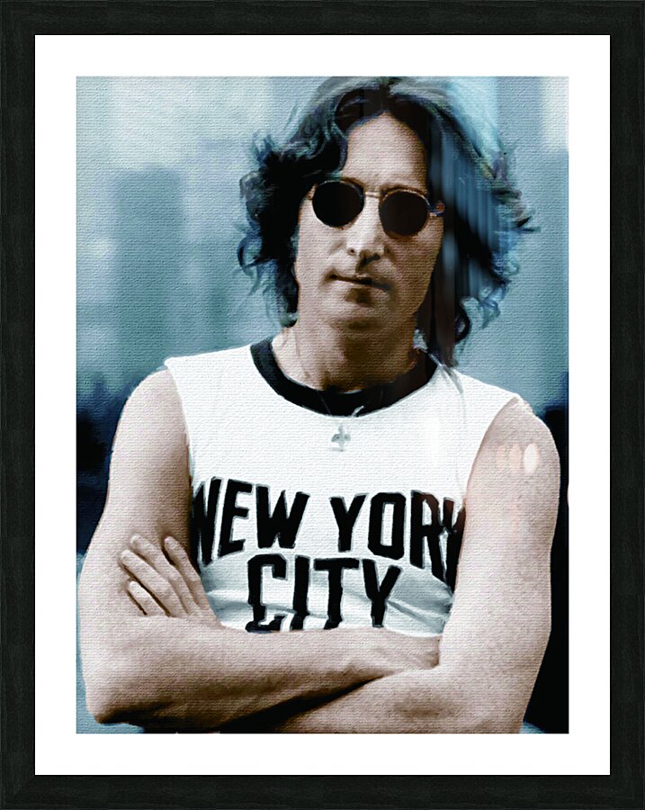 John Lennon Picture Frame print