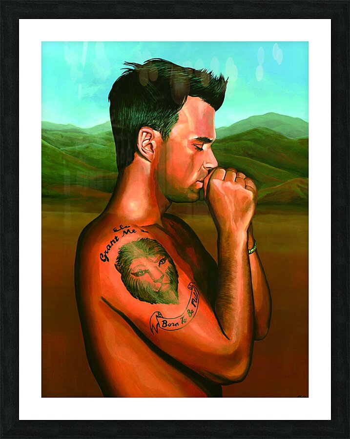 Robbie Williams Picture Frame print