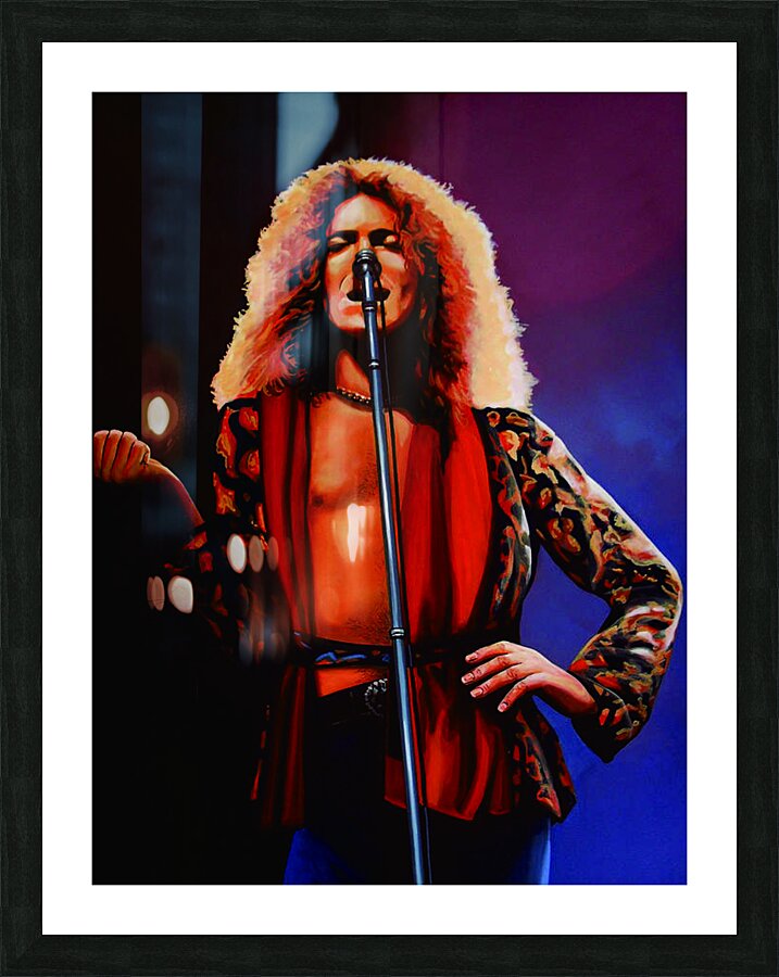 Robert Plant Picture Frame print