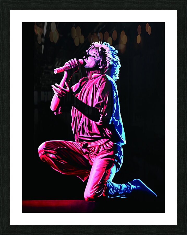 Rod Stewart Picture Frame print