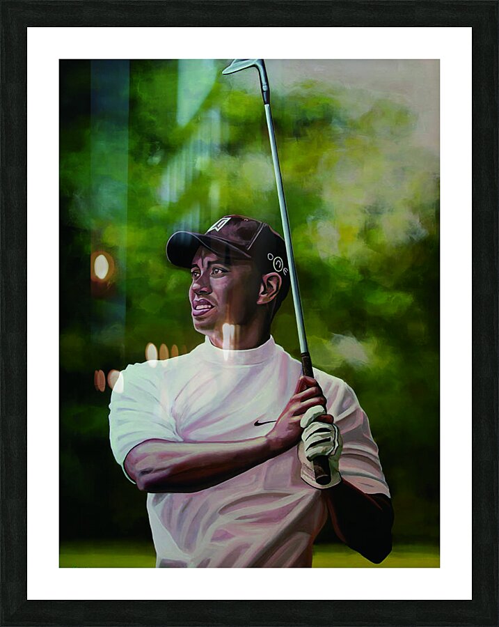 Tiger Woods Picture Frame print