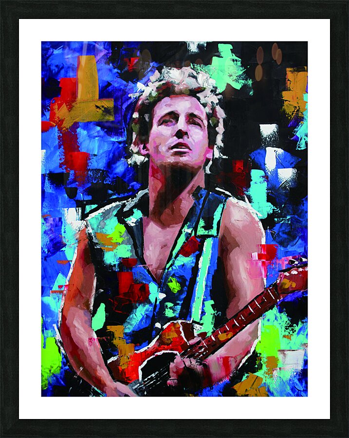bruce springsteen Picture Frame print