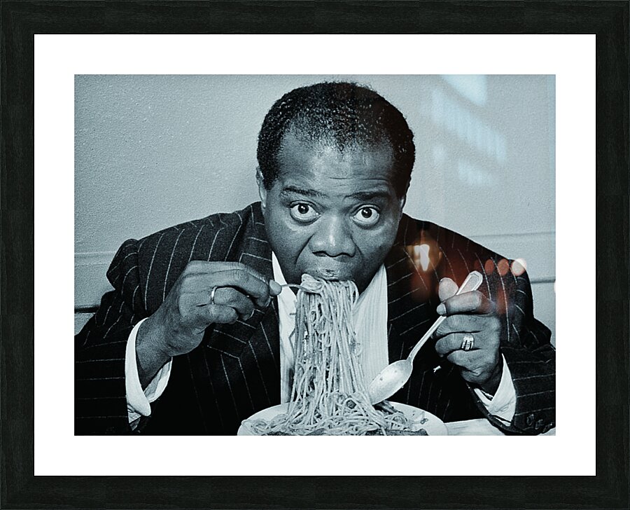 dinner jazz slim aarons Picture Frame print