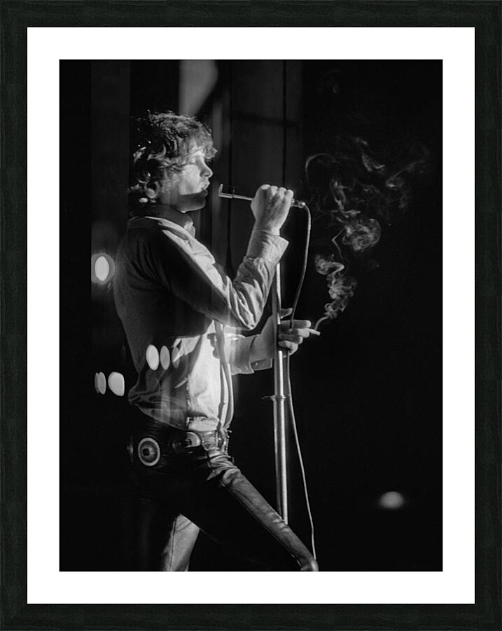 jim morrison live michael Picture Frame print