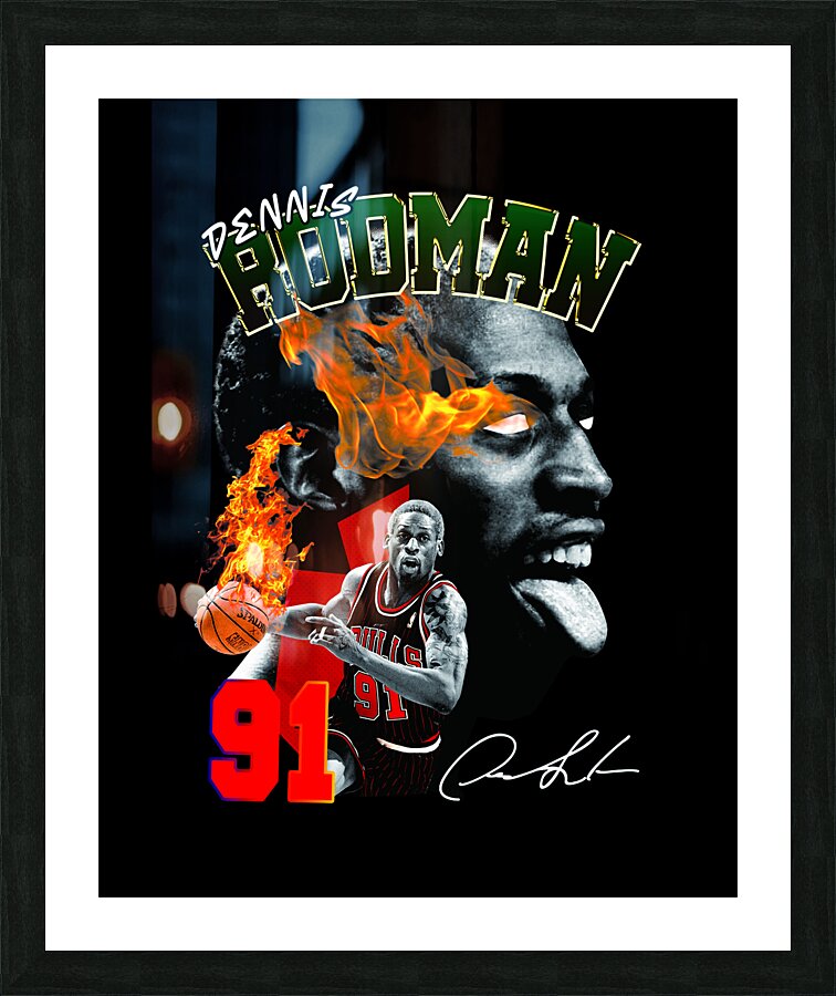 Dennis Rodman Picture Frame print