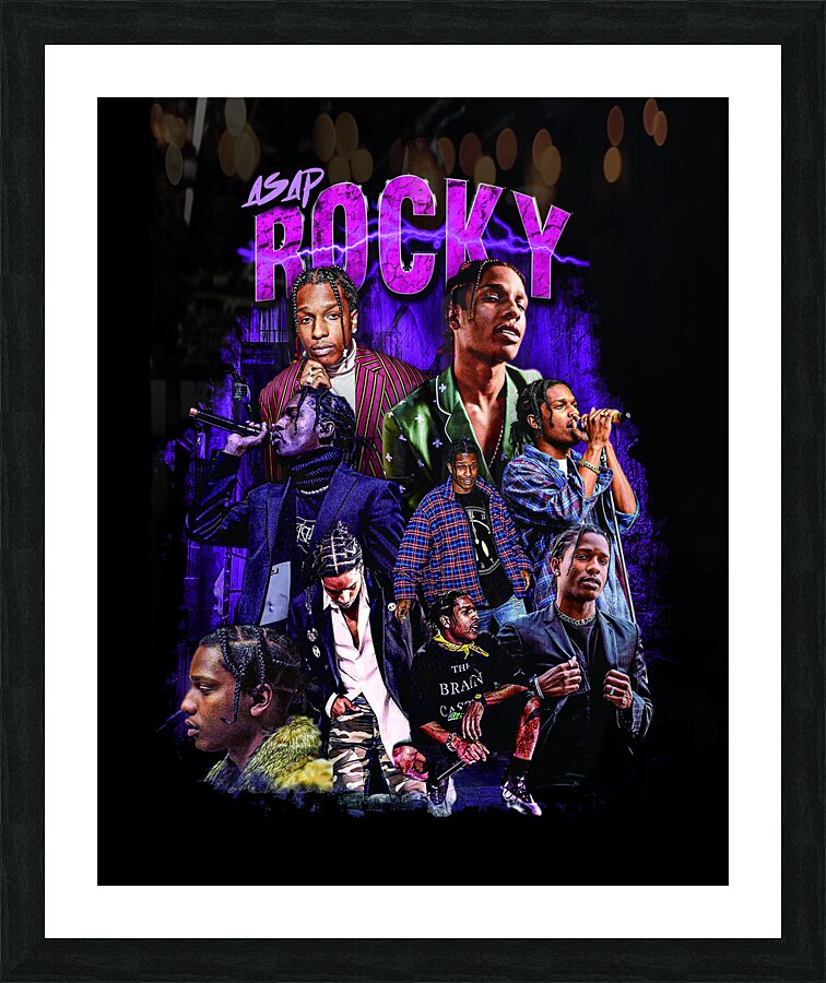 Asap Rocky Picture Frame print