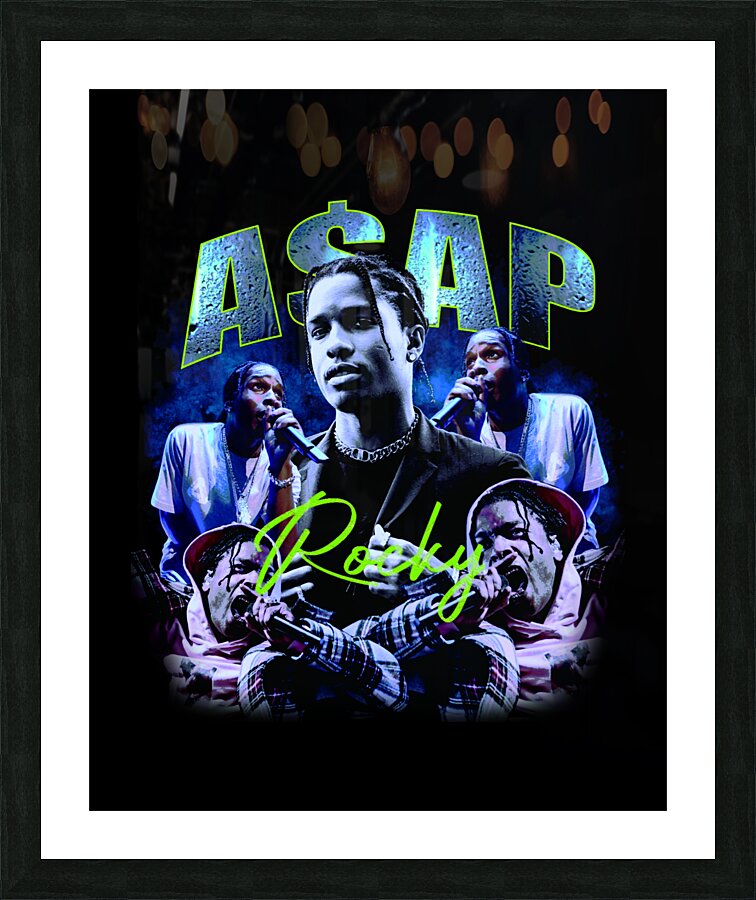 Asap Rocky Picture Frame print