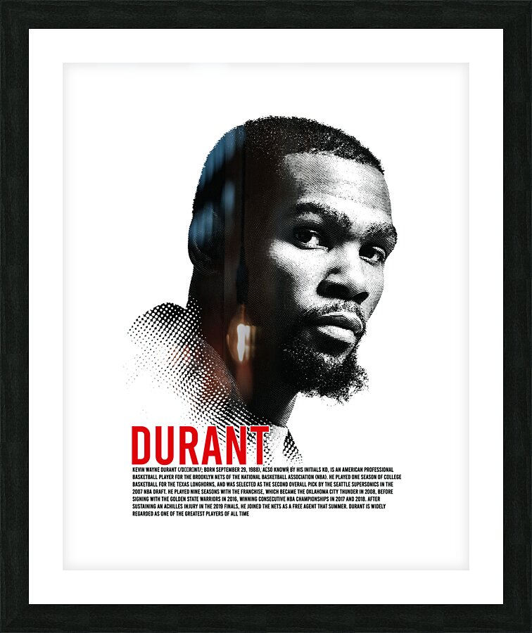Kevin Durant Picture Frame print