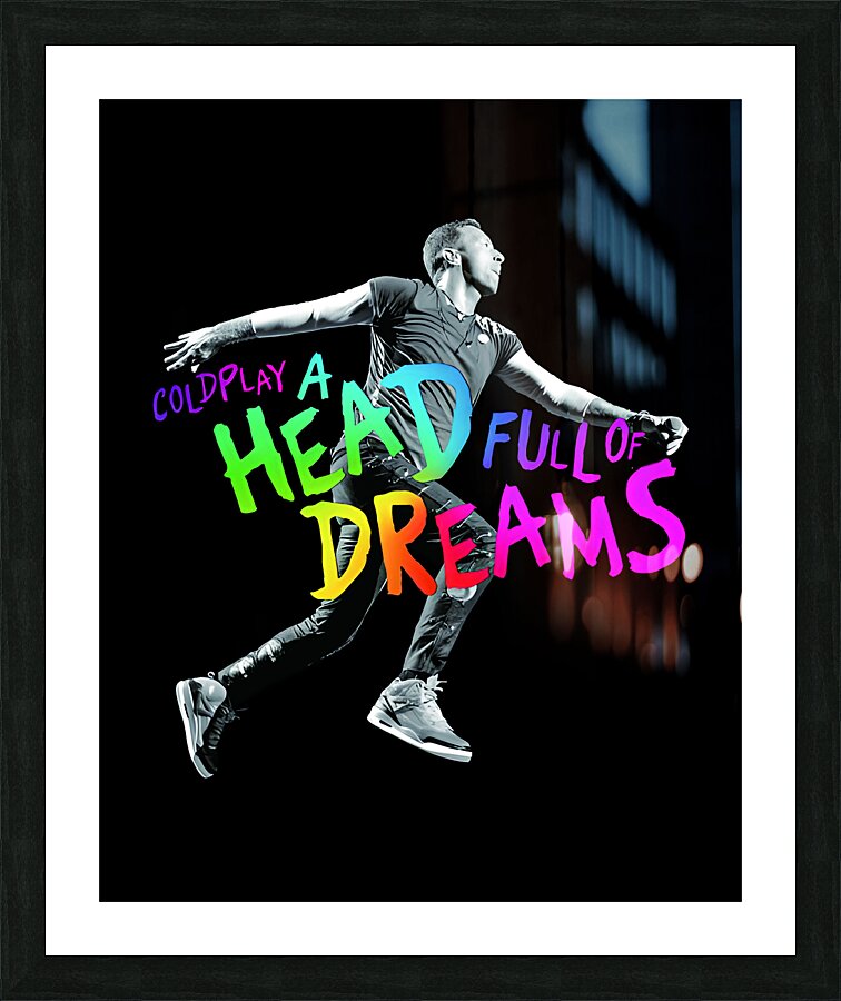 Head in the clouds Coldplay Picture Frame print