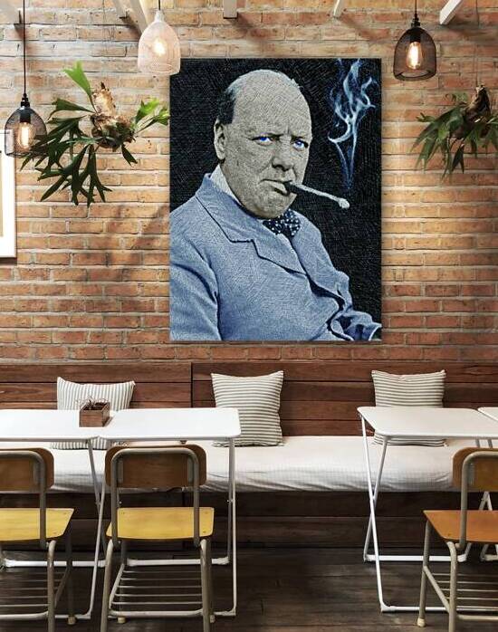 Winston Churcill Reproduction