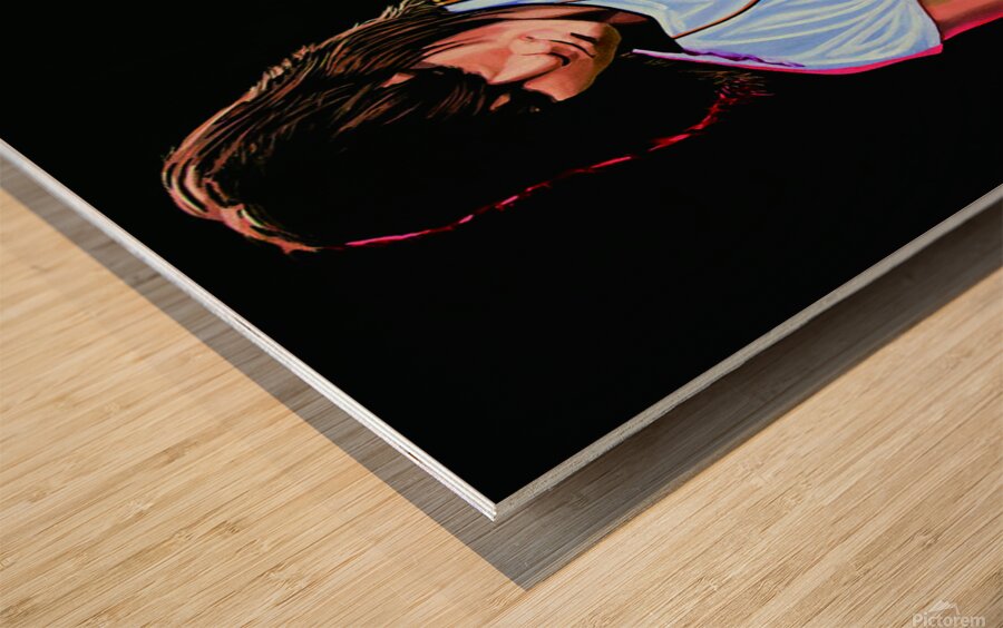 jeff beck Wood print