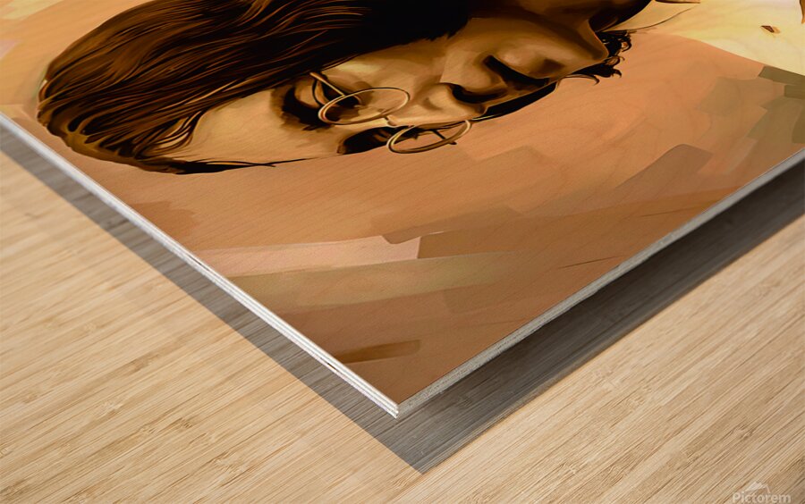 JOHN LENNON Wood print