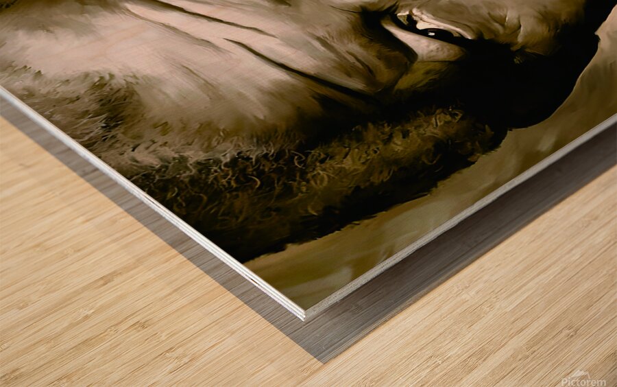 NELSON MANDELA Wood print