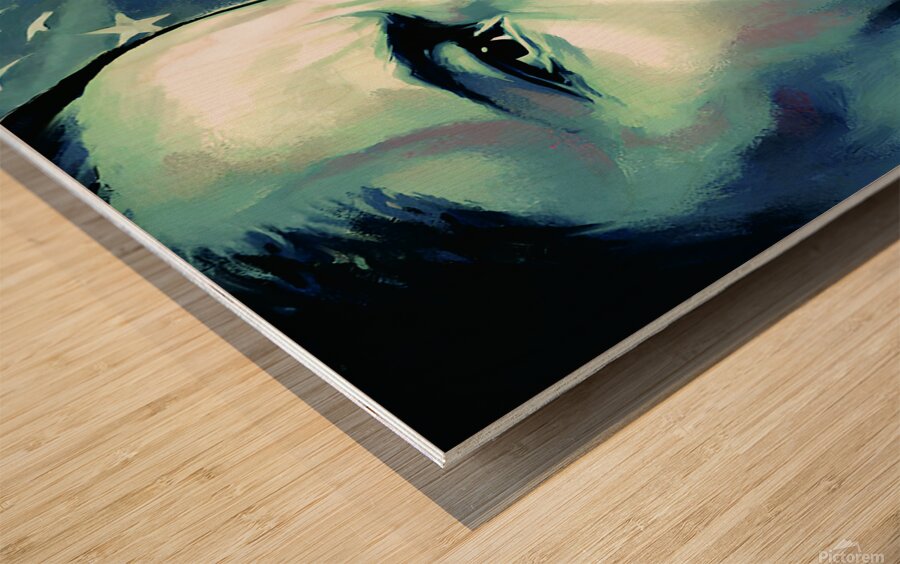 OBAMA Wood print