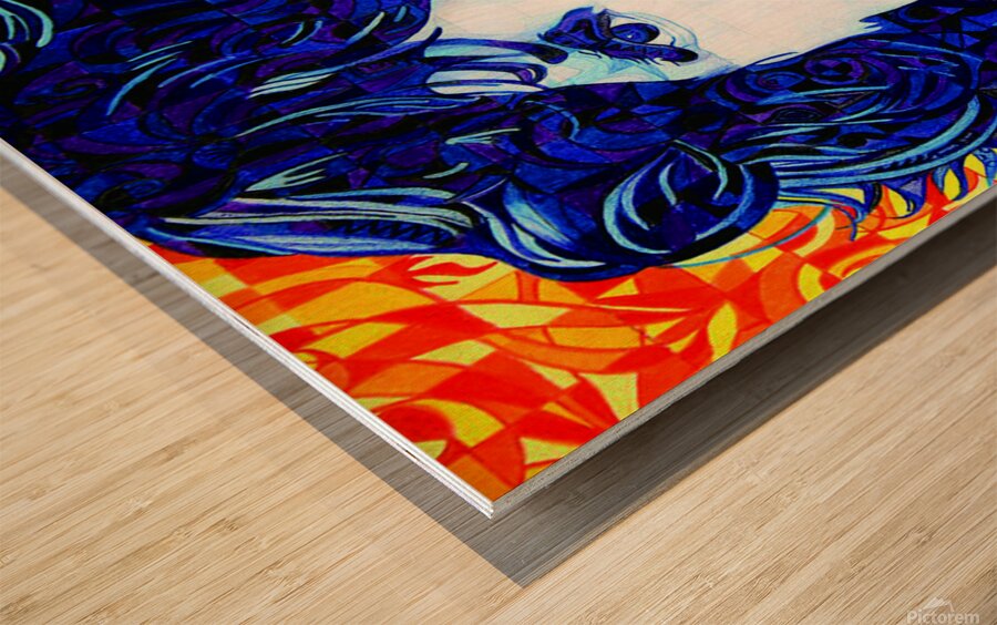 Jim Morrison Wood print