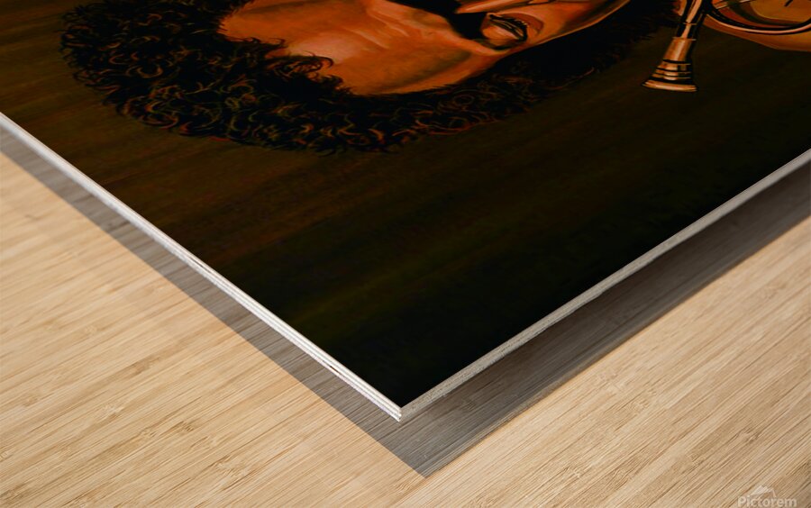 Miles Davis Wood print