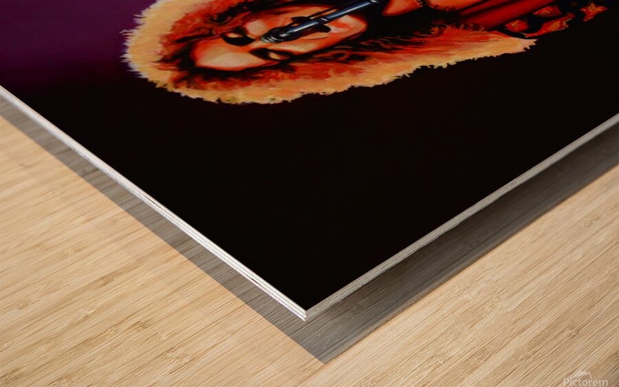 Robert Plant Wood print
