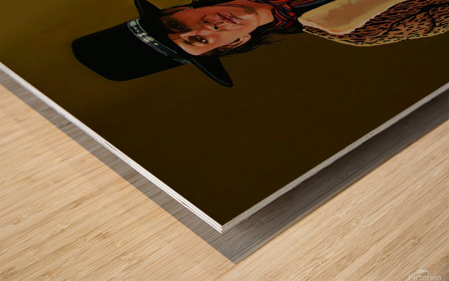 Stevie Ray Wood print