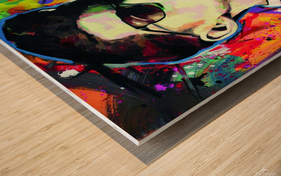 alex turner Wood print