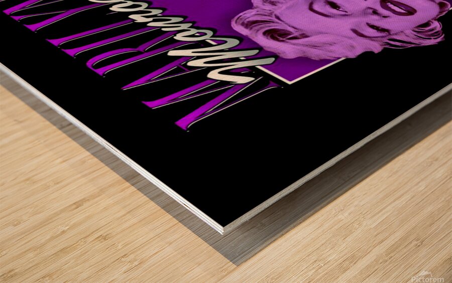 Marilyn Monroe Wood print