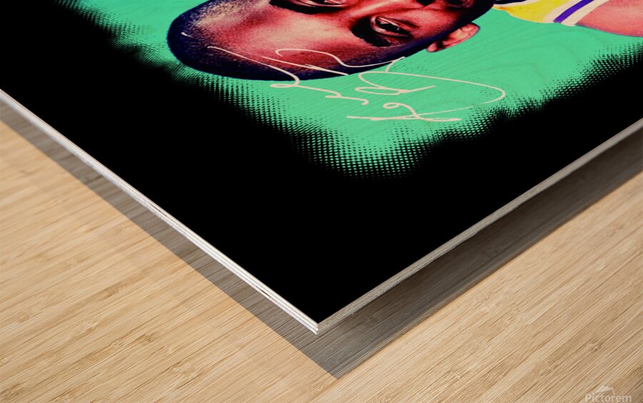 Young Kobe Wood print