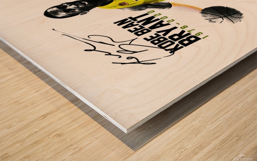 Black Mamba Kobe Wood print