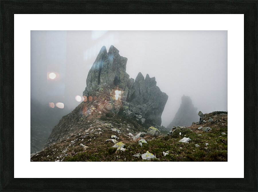 A strange peak shape Picture Frame print