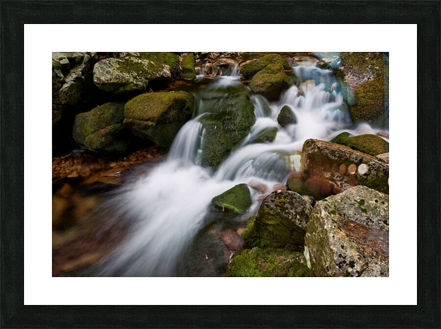 Waterfalls details Picture Frame print