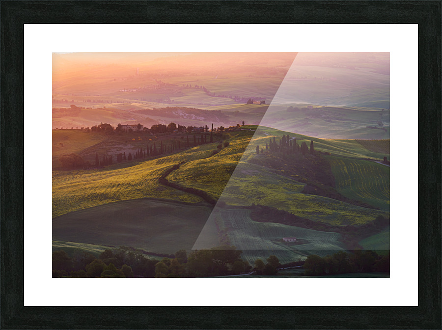 Tuscan hills Picture Frame print