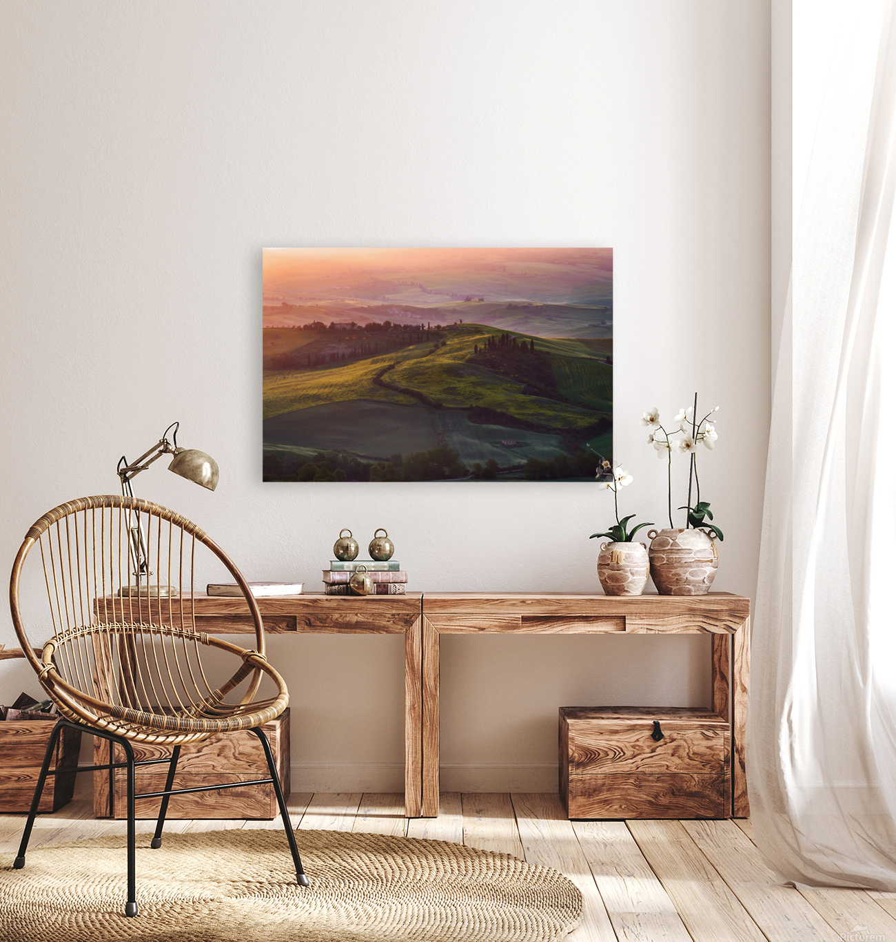 Tuscan hills Reproduction