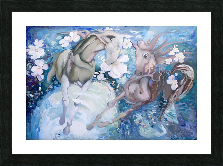 April illusions Picture Frame print
