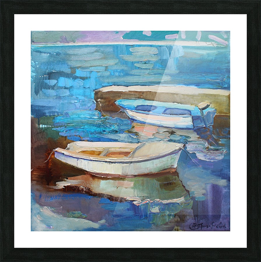 Boats Picture Frame print