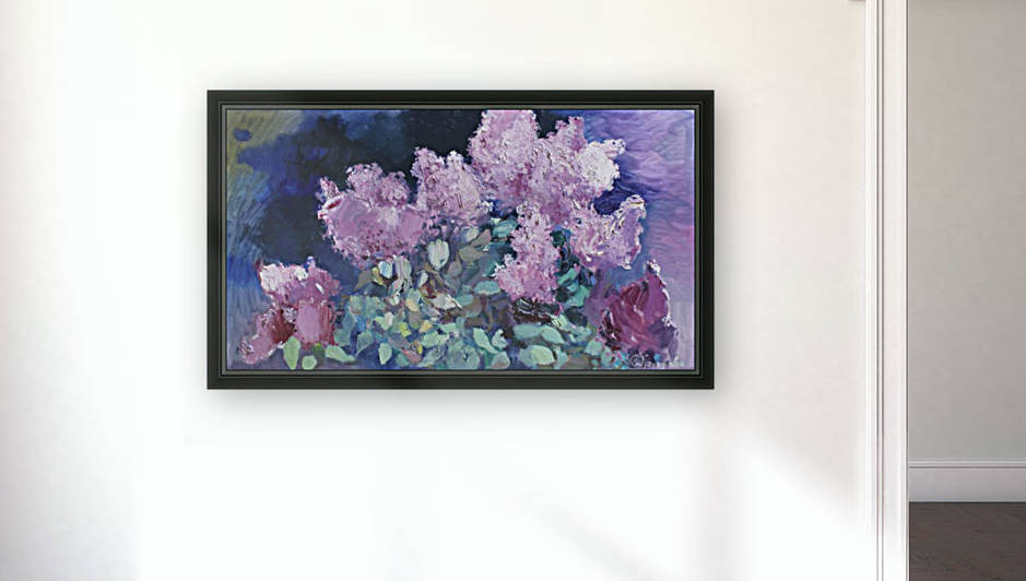 Lilac night by Anastasiia Grygorieva