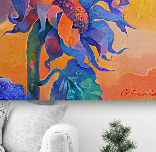 Evening of Sunflower by Anastasiia Grygorieva