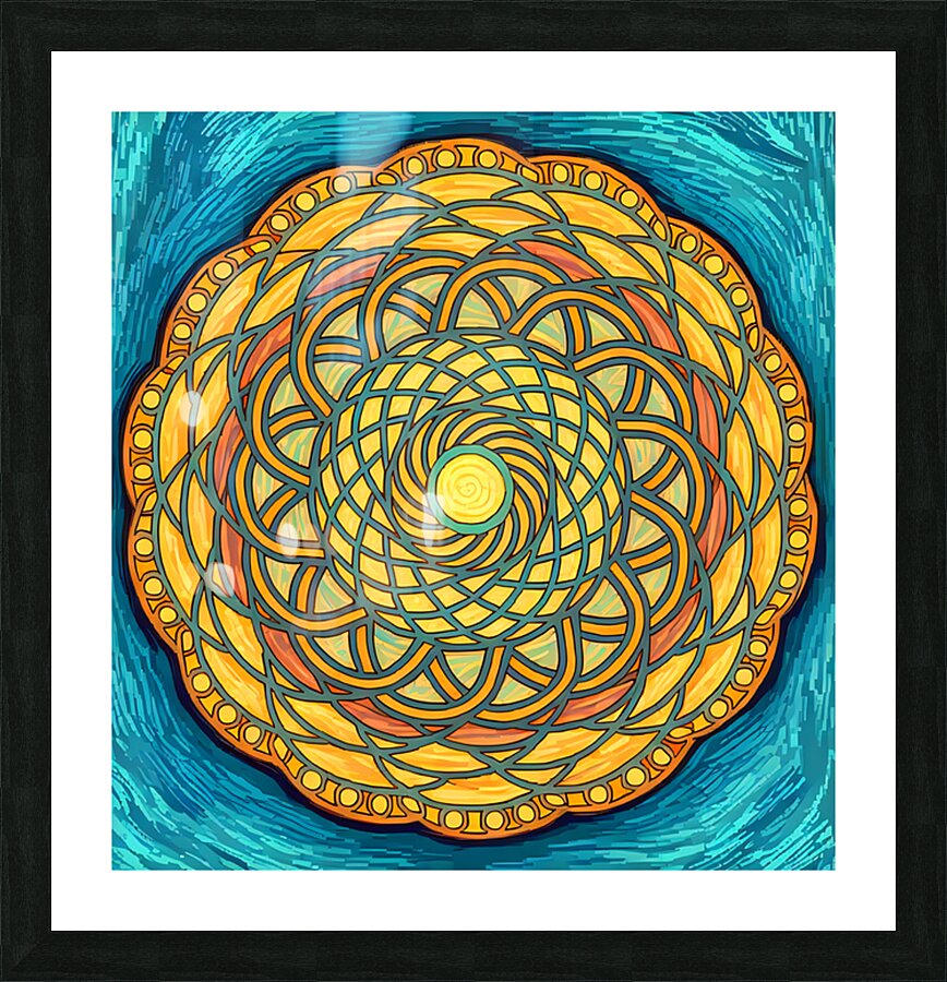 ArtXcl 1011 mandala sun style by Mandala ArtXcl