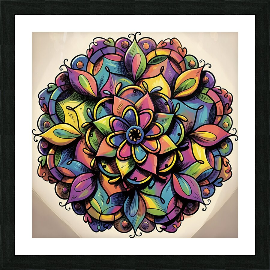 ArtXcl 1060 mandala flowers by Mandala ArtXcl