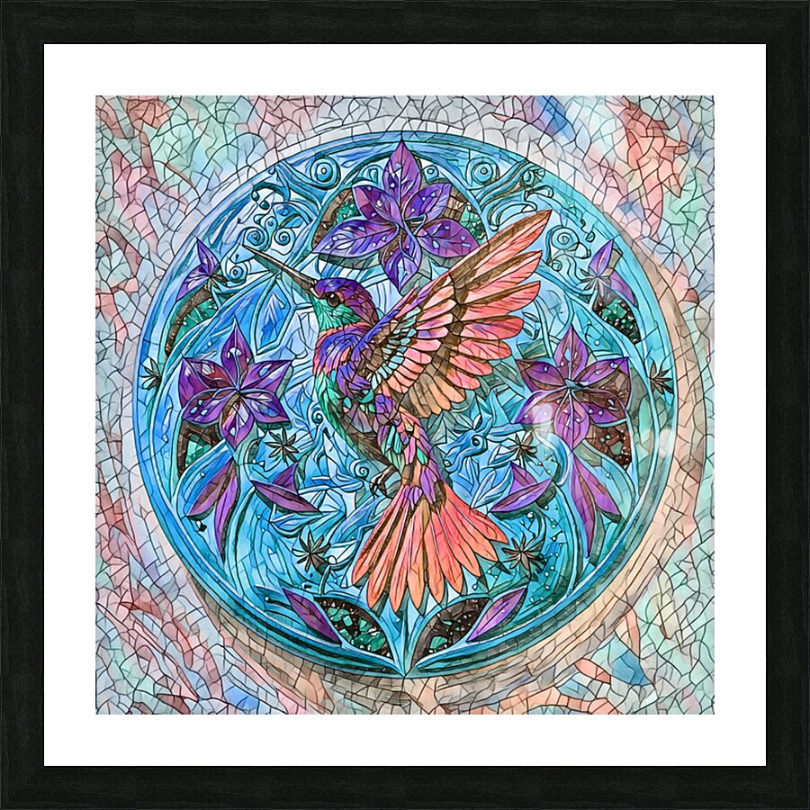 ArtXcl 0038 Mandala hummingbird by Mandala ArtXcl