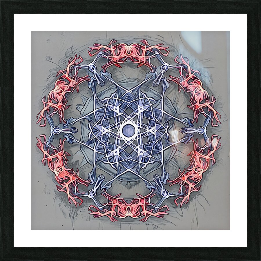 ArtXcl 0117 Mandala ring of fire by Mandala ArtXcl