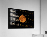 Orange Moon Rising Acrylic Print