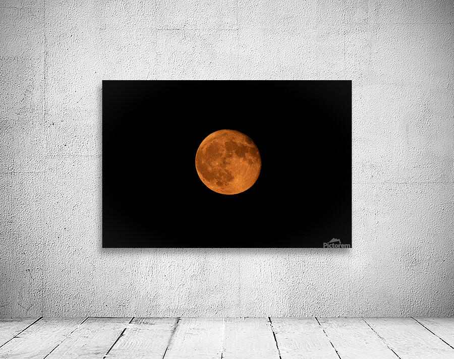 Orange Moon Rising Wall Preview