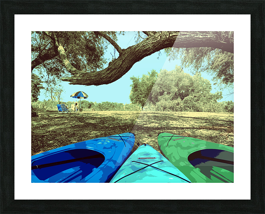 Kayak Fun Picture Frame Printing