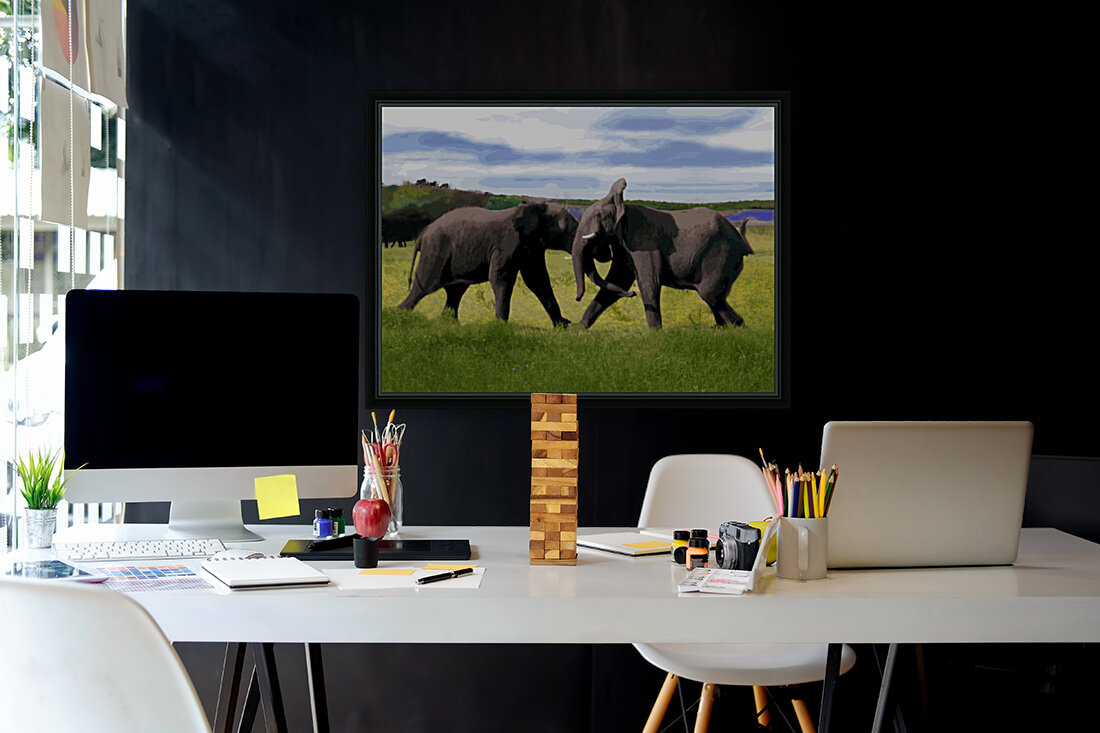 Elephant Duel Reproduction