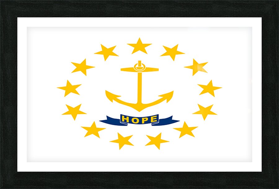 Rhode Island 35 ratio Picture Frame print