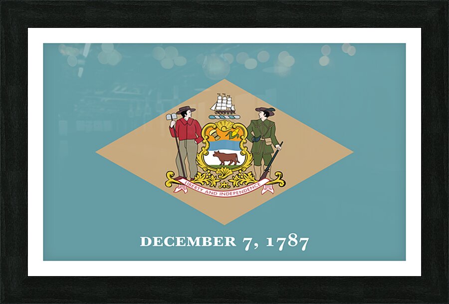 Delaware 35 ratio Picture Frame print