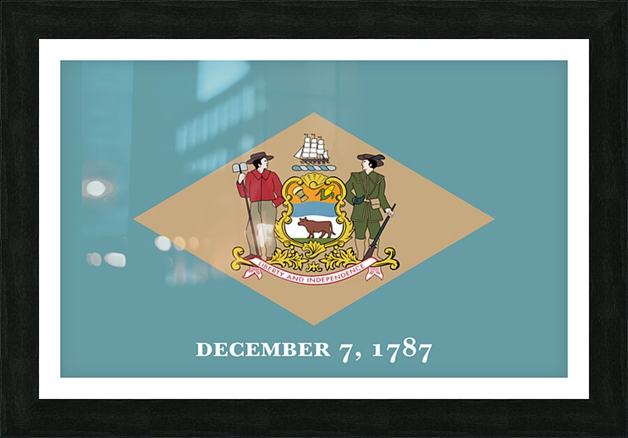Delaware 58 ratio Picture Frame print