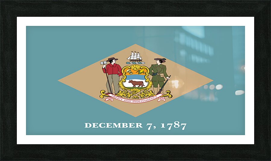 Delaware 12 ratio Picture Frame print